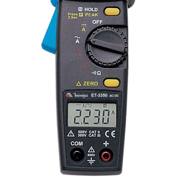 Encontraproduto.com.br - Alicate Amperímetro Digital True RMS Tensão 750V/AC 1000V/DC Corrente Minipa ET-3920