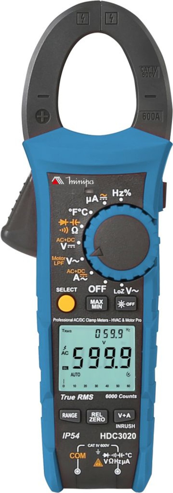 Encontraproduto.com.br - Alicate Minipa Amperimetro Digital Cat-Iv True Rms
