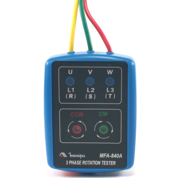 Encontraproduto.com.br - Fasímetro Minipa MFA-840A CAT II 600V Leds