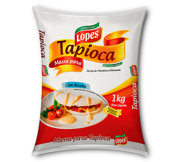 Encontraproduto.com.br - Tapioca Semi Pronta Lopes 1Kg
