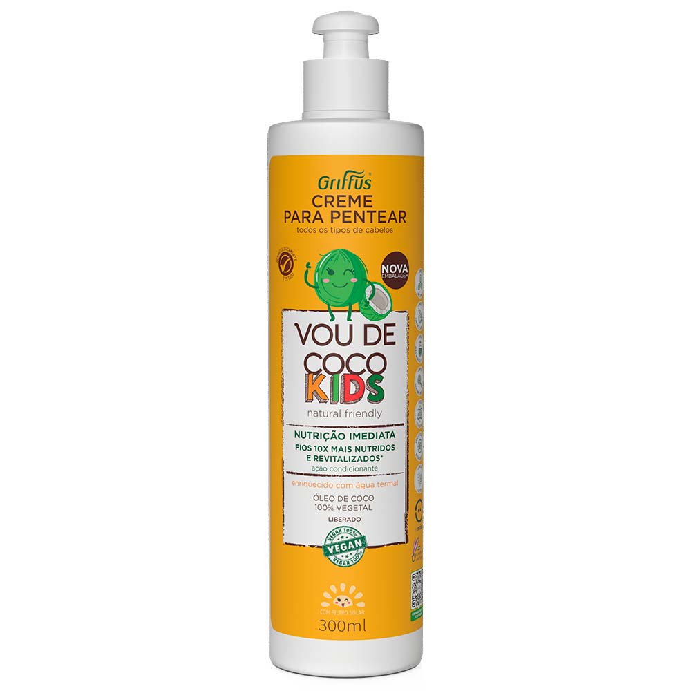 Griffus Vou de Kids Creme para Pentear