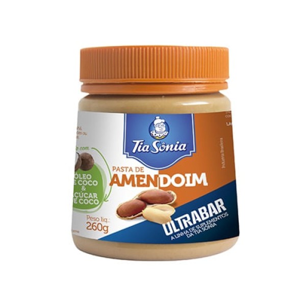 Encontraproduto.com.br - Pasta de Amendoim Tia Sônia Pote 260g