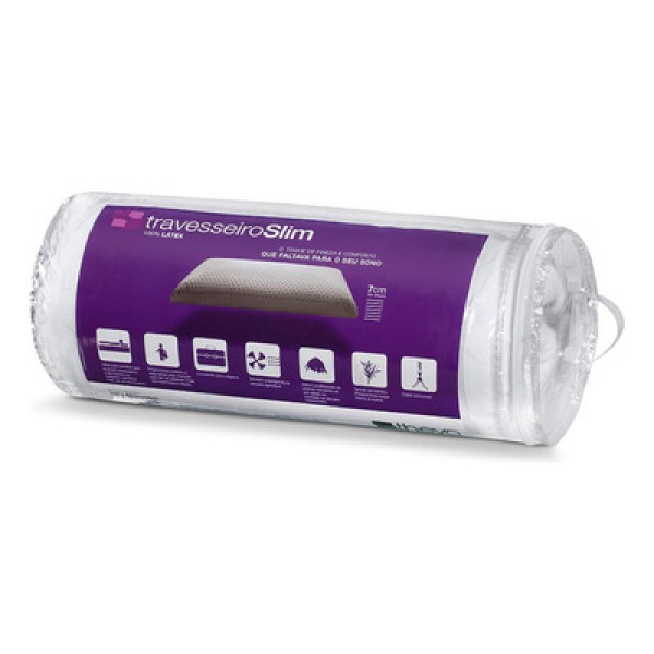 Encontraproduto.com.br - Travesseiro Latexlux Slim em Látex Copespuma Theva