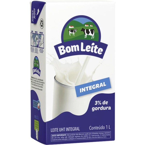 Encontraproduto.com.br - Leite Longa Vida Bom Leite Integral TP com 1L