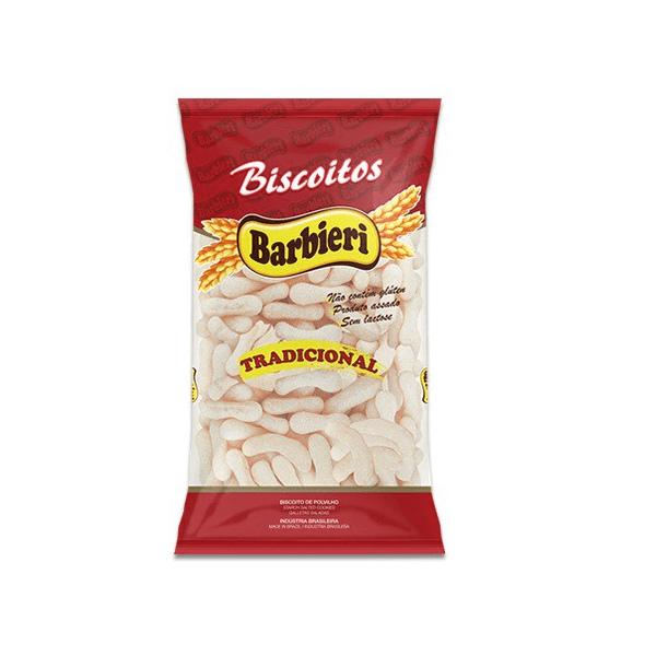 Encontraproduto.com.br - Biscoito de Polvilho Barbieri Tradicional Pacote com 150g