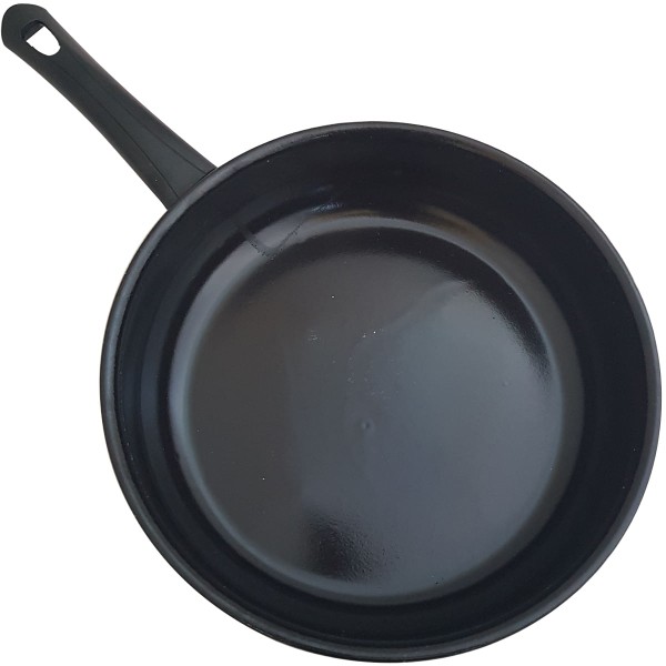 Encontraproduto.com.br - Frigideira Com Tampa E Cesto Para Fritura 2,7l Frigideira Esmaltada 3 Em 1 Fritadeira