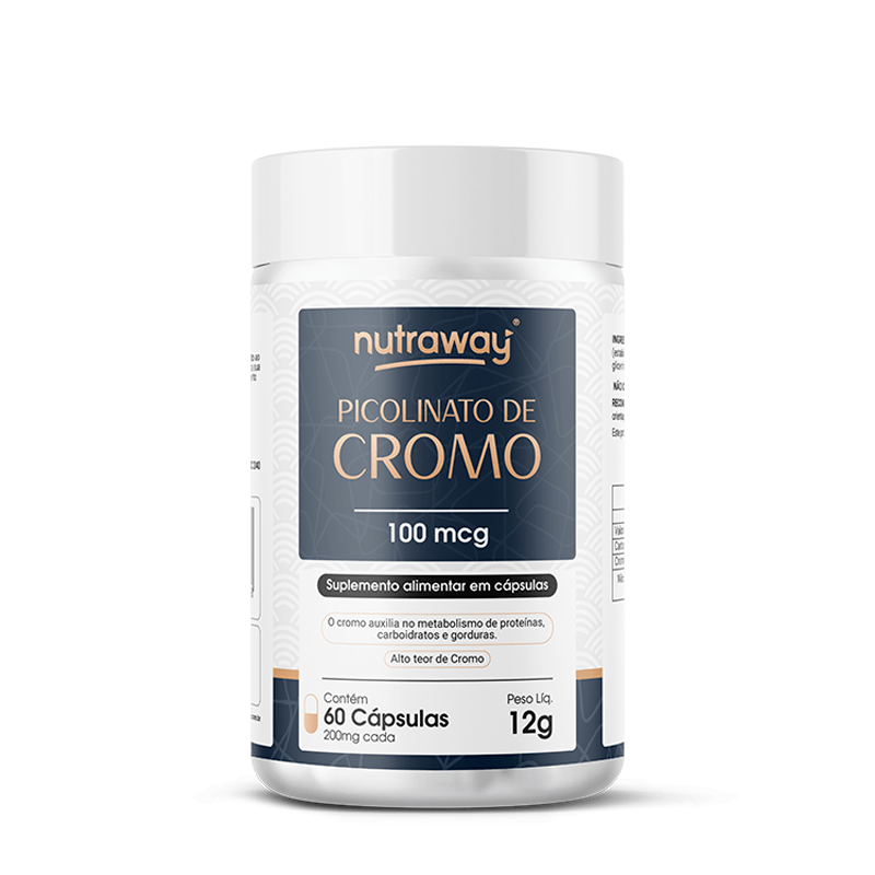 Picolinato de Cromo 60caps - Nutraway