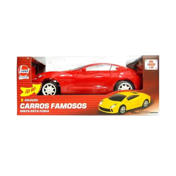 Encontraproduto.com.br - Carrinho Famoso Com Som Luz E Fricção - Lider