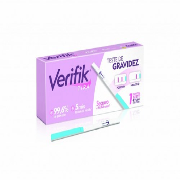 Encontraproduto.com.br - Teste de Gravidez Verifik 1 Unidade