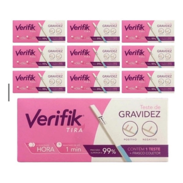 Encontraproduto.com.br - Teste de Gravidez Verifik 1 Unidade