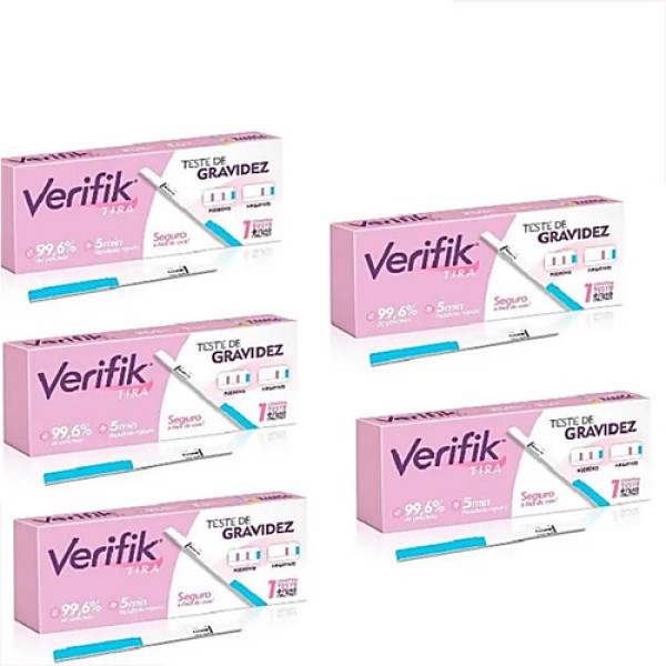 Encontraproduto.com.br - Teste de Gravidez Verifik 1 Unidade