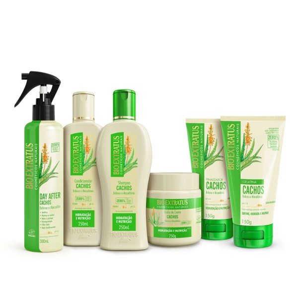Encontraproduto.com.br - Kit Cachos (500mL/g) Linha Completa