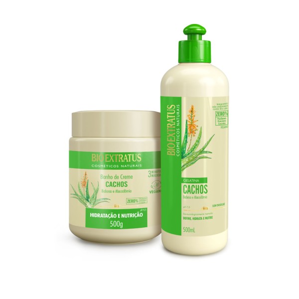 Encontraproduto.com.br - Kit Cachos (500mL/g) Linha Completa