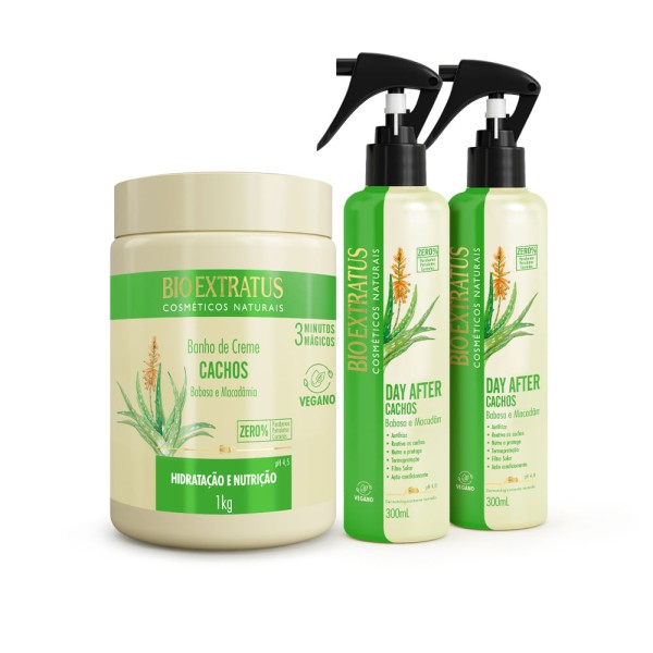 Encontraproduto.com.br - Kit Cachos (500mL/g) Linha Completa