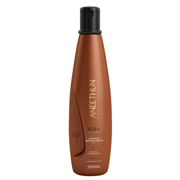 Encontraproduto.com.br - Aneethun Shampoo Reestruturante Kera System 300ml
