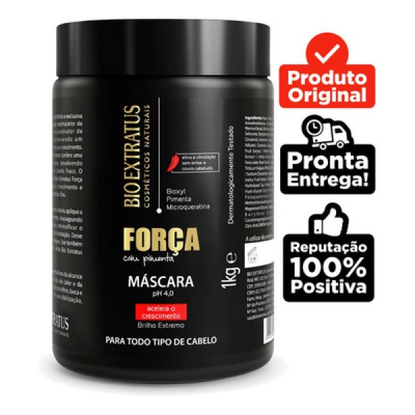 Encontraproduto.com.br - Shampoo 1lt Forca Com Pimenta - Bio Extratus