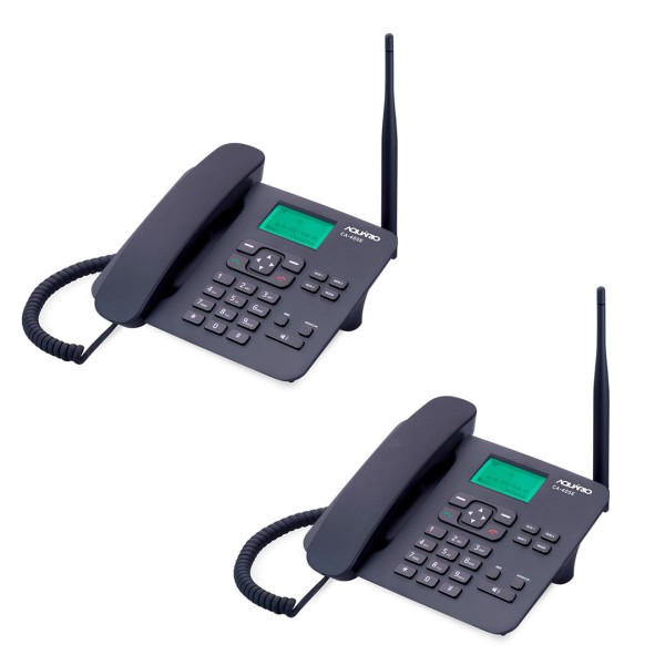Encontraproduto.com.br - Conjunto de 2 Celulares de Mesa 2G Plus