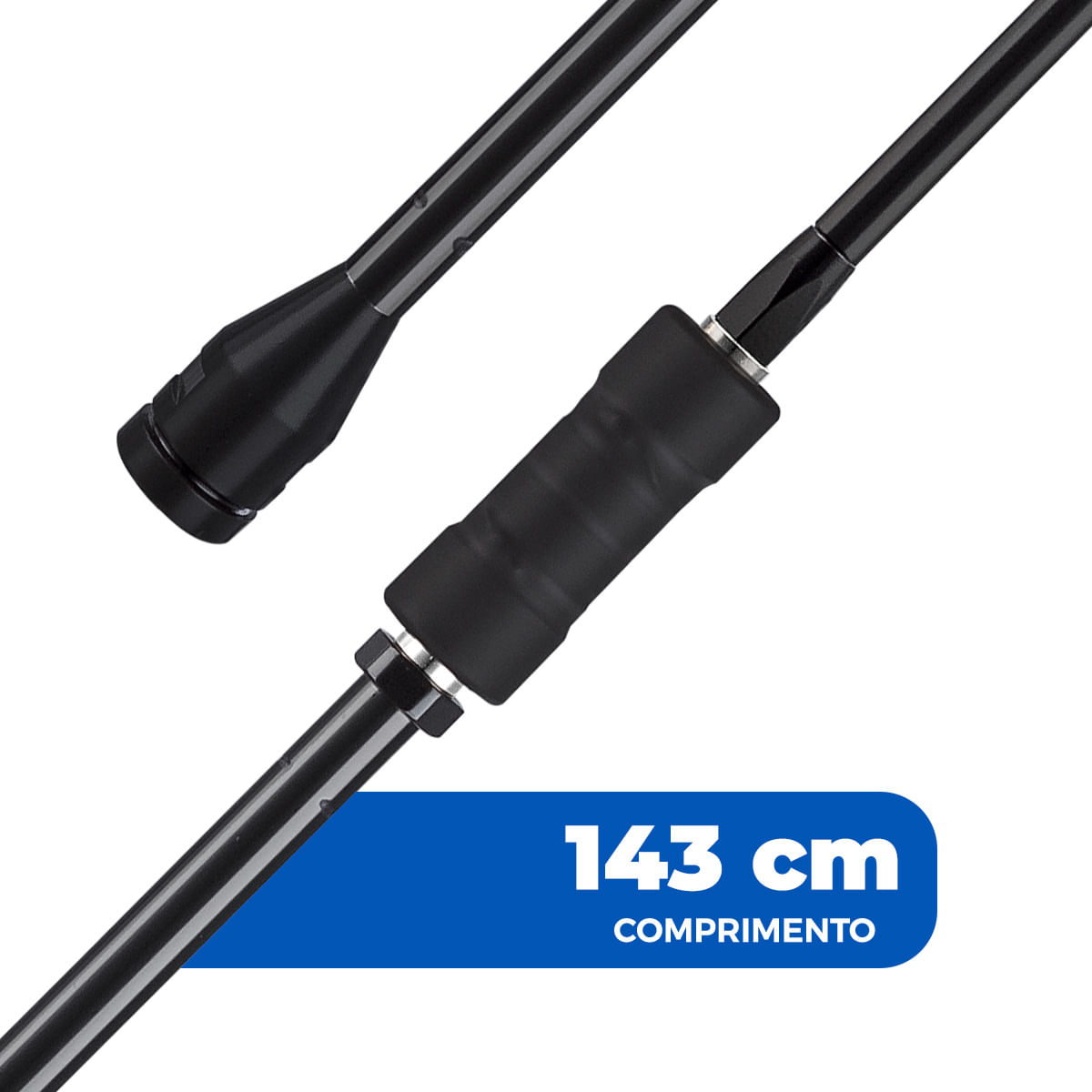 Encontraproduto.com.br - Antena PX Viuva Negra Base Prolongada com Bobina Central