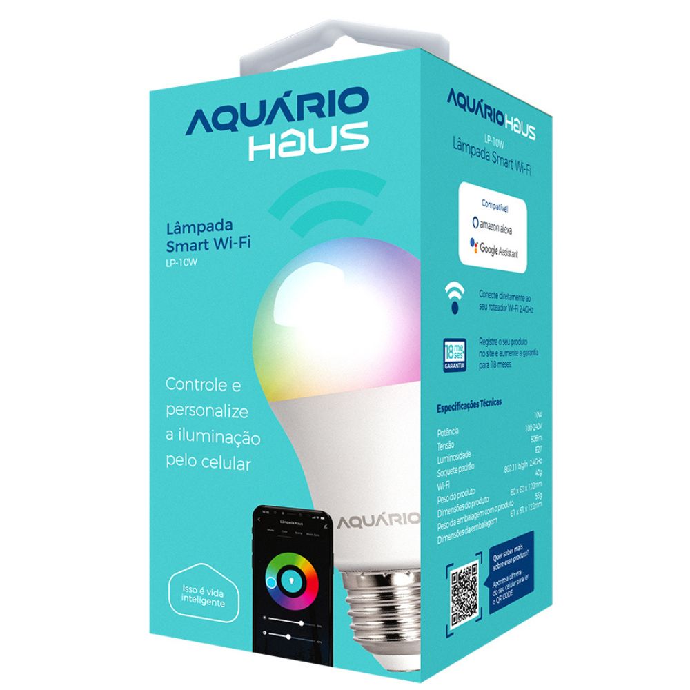 Encontraproduto.com.br - Lâmpada Smart Wi-Fi Universal para Alexa e Assistant