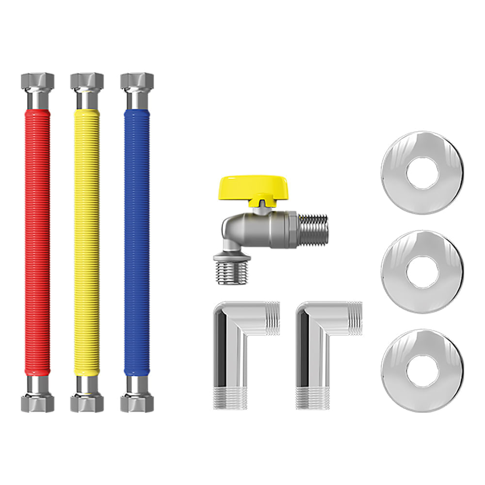 Kit Completo De Instalação De Aquecedor A Gás Censi