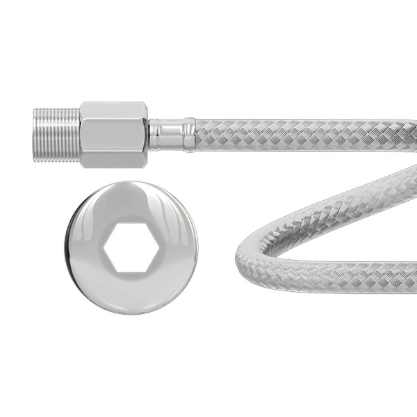 Encontraproduto.com.br - Engate Flexível Aço Inox | 40cm - Censi