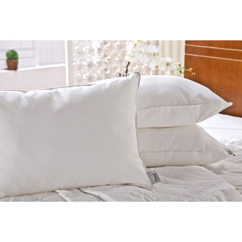 Encontraproduto.com.br - Travesseiro Plumasul Com Penas E Plumas De Ganso 50 X 70 Cm Branco
