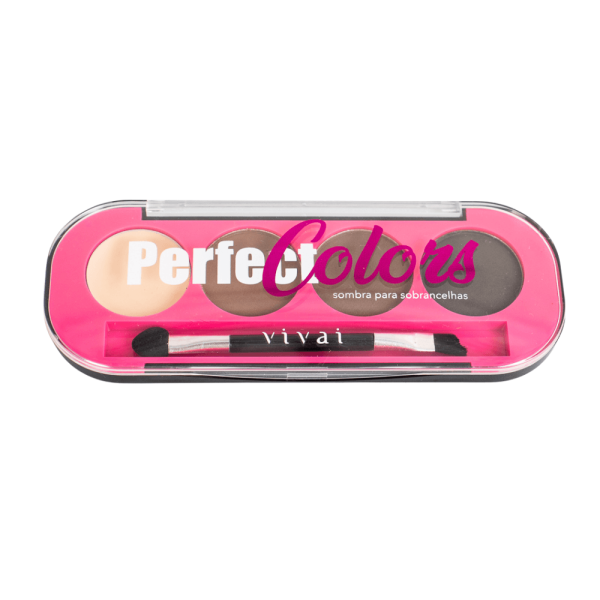 Encontraproduto.com.br - Paleta de Sobrancelha Perfect Colors Vivai