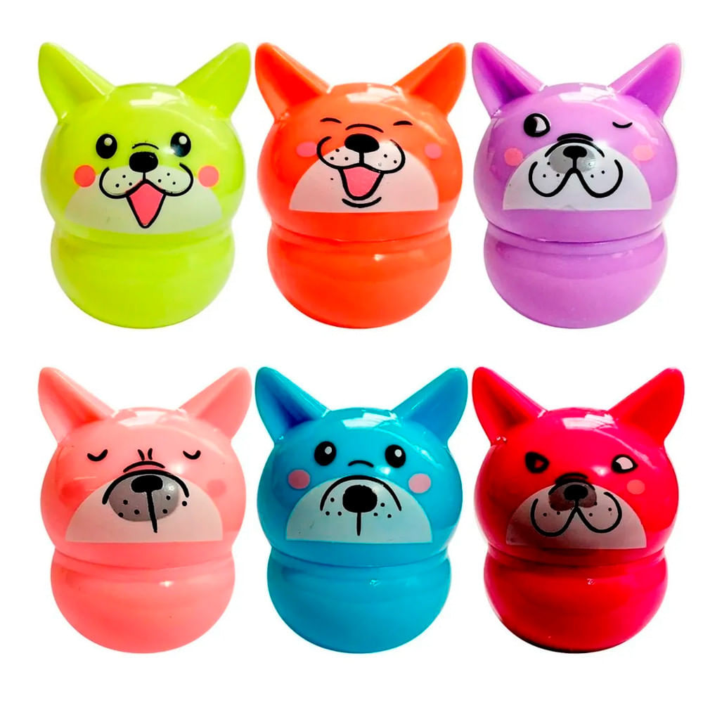 Hidratante Labial Cute Animals Cor: Roxo