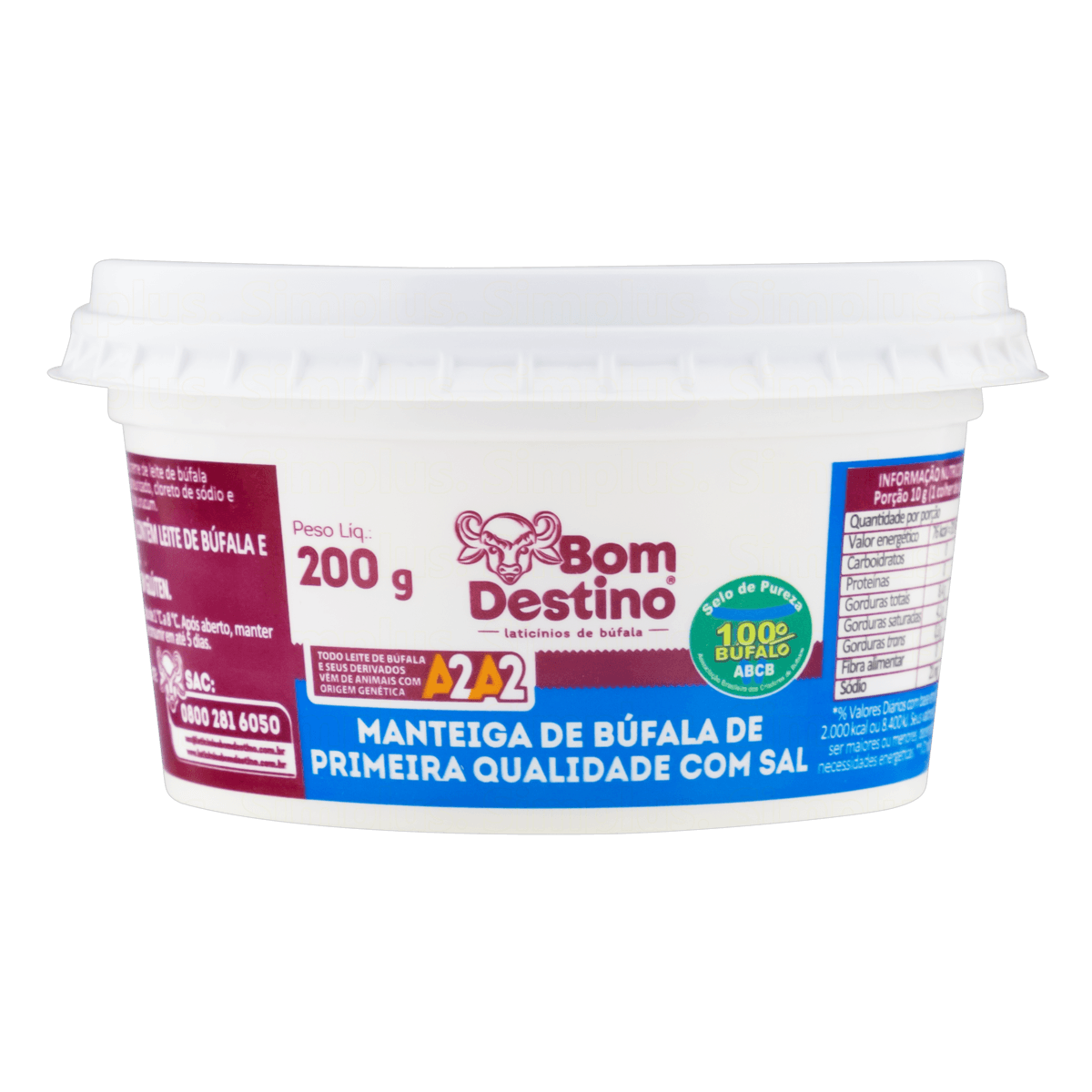 Encontraproduto.com.br - MANTEIGA BOM DESTINO POTE 200G BUFALA