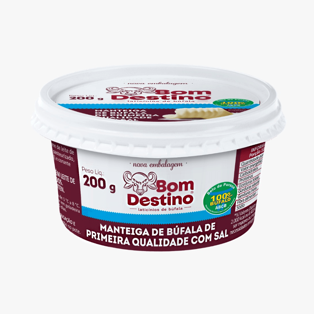 Encontraproduto.com.br - MANTEIGA BOM DESTINO POTE 200G BUFALA
