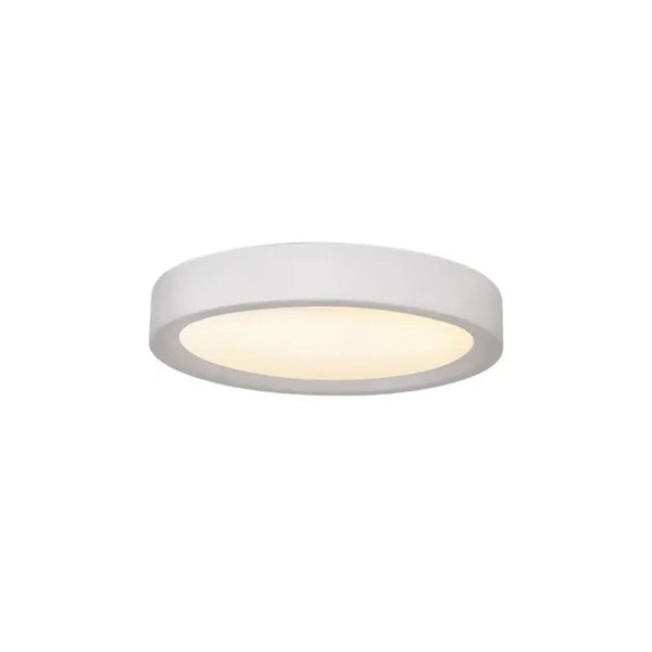 Plafon Redondo Para 3 Lâmpadas E-27 35cm Branco Smart Spotline