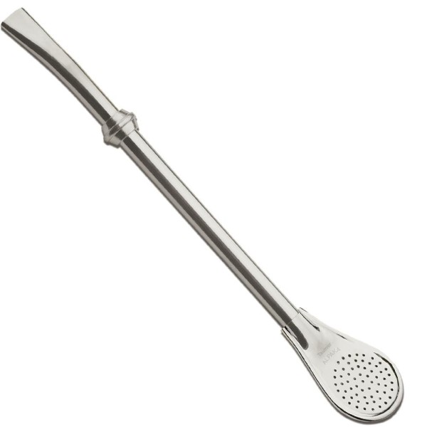 Encontraproduto.com.br - Bomba De Chimarrão Cuia Terere Bomba Anel Inteira Com 19cm