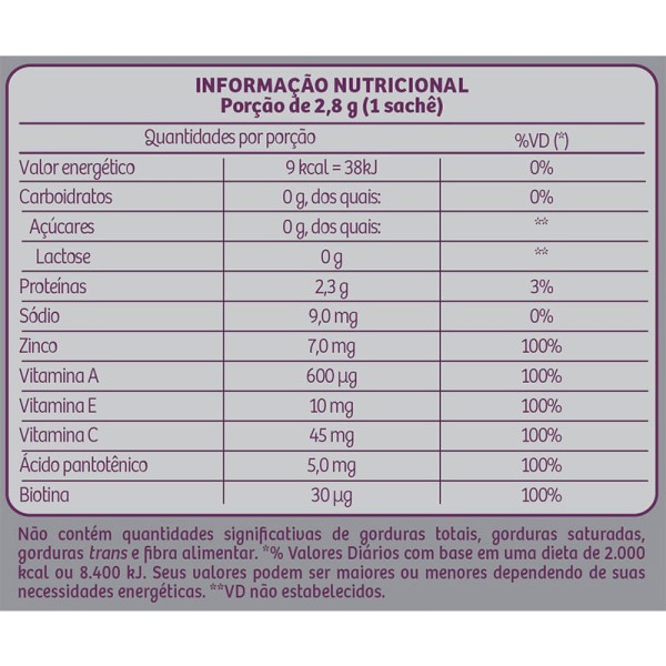 Encontraproduto.com.br - Colágeno Hidrolisado com Verisol Neutro (30 Sachês 2,8g) 84g - Sanavita