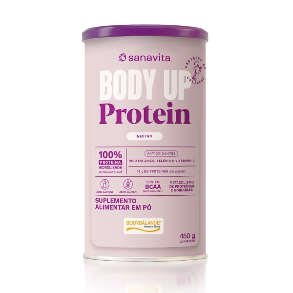 Whey Protein Body Up Protein 450g Sabor Neutro Sanavita