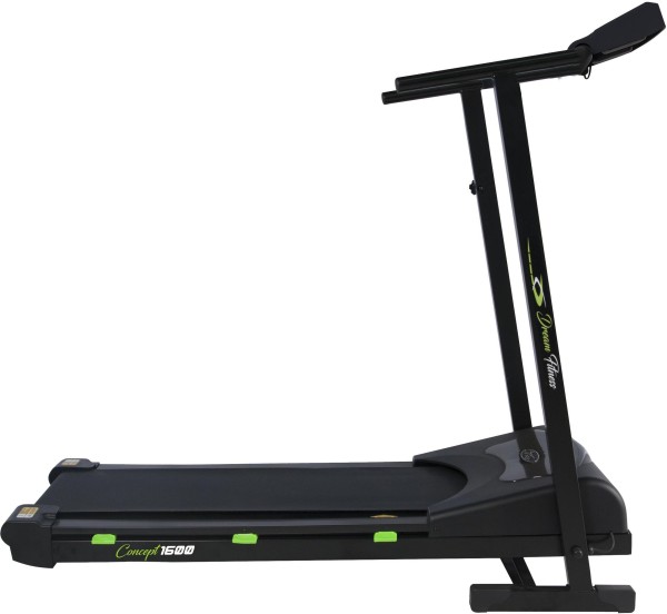 Encontraproduto.com.br - Esteira Ergométrica Eletrônica Dobrável Dream Fitness Concept1600 9km/h 5 Funções Bivolt