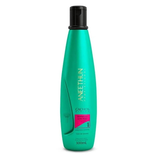Encontraproduto.com.br - Aneethun Shampoo Low Poo Cachos System 1L
