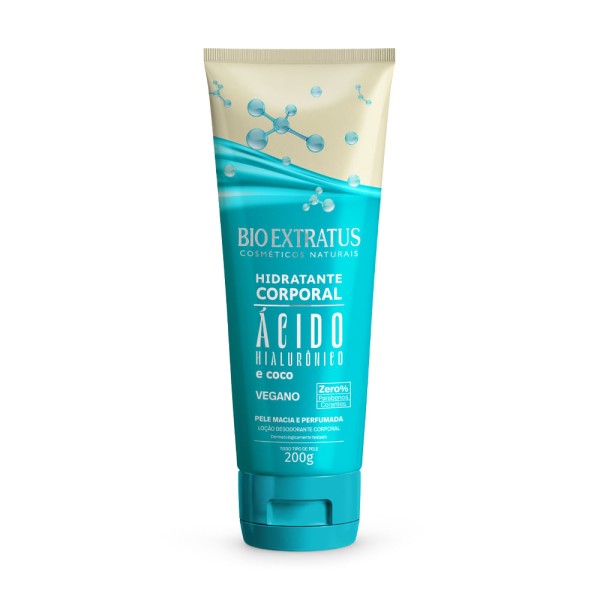 Hidratante Corporal Ácido Hialurônico e Coco Bio Extratus - 200g