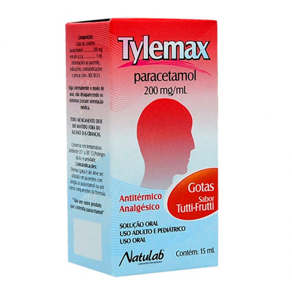 Encontraproduto.com.br - Tylemax Natulab 200mg/ml Tutti-Frutti 15ml