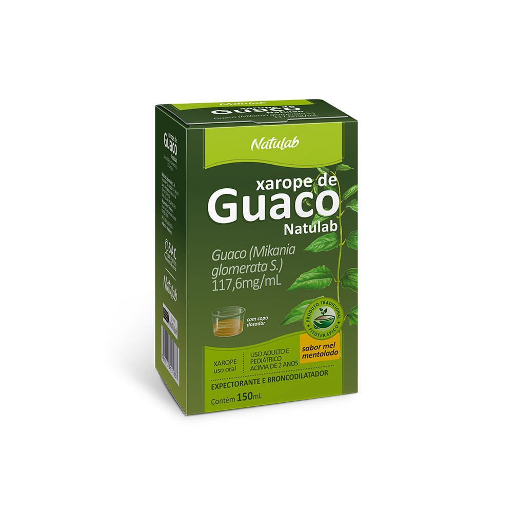 Encontraproduto.com.br - Guaco Xarope Natulab Com 150 Ml