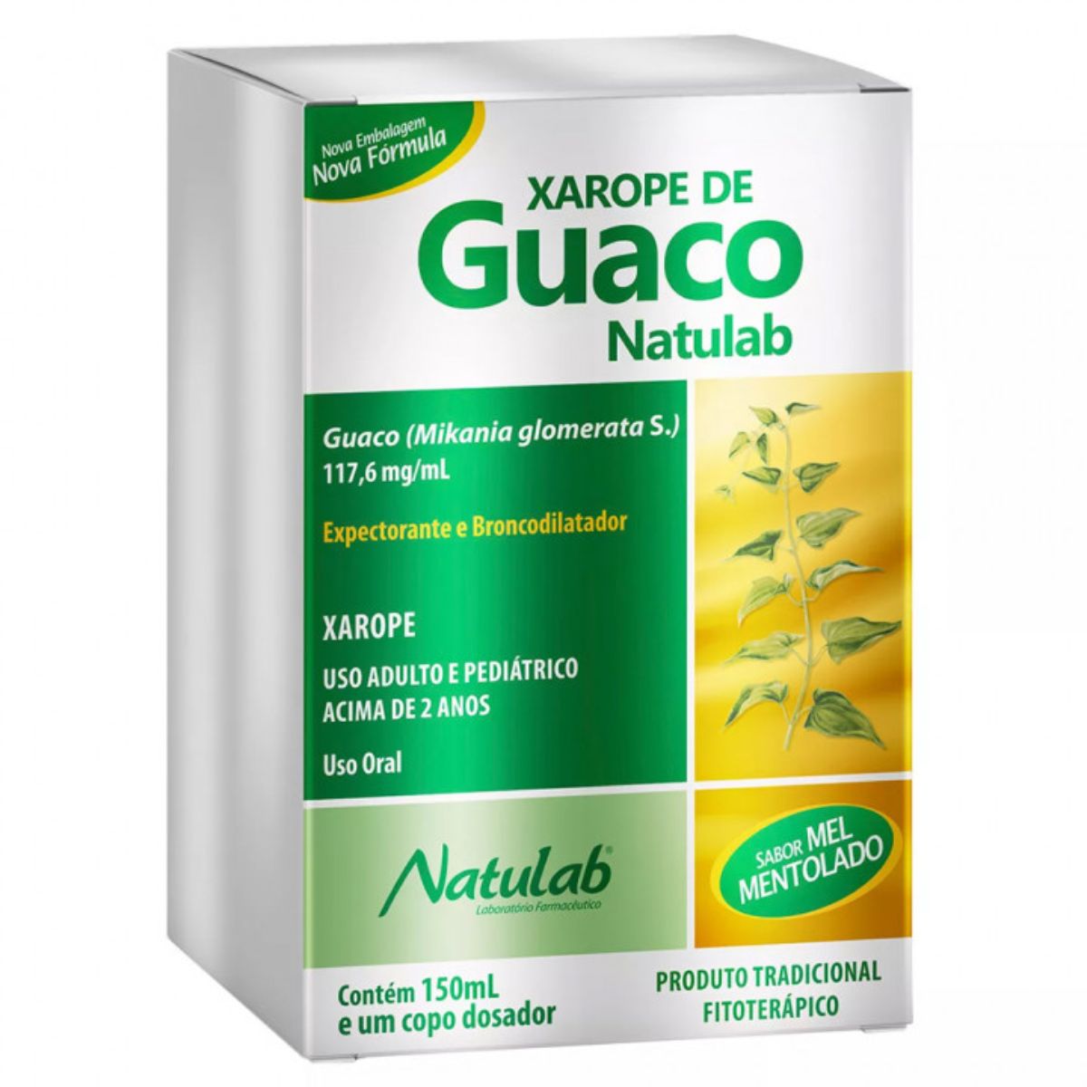Encontraproduto.com.br - Guaco Xarope Natulab Com 150 Ml