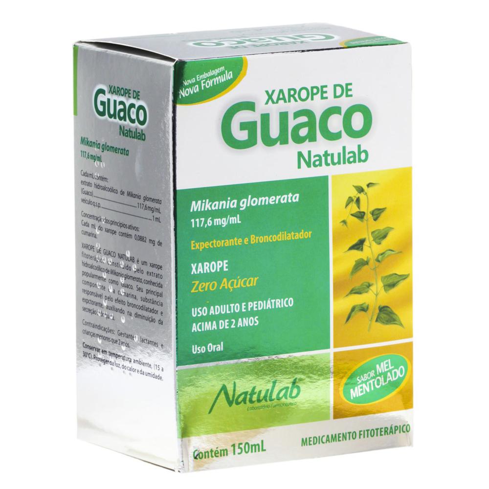 Encontraproduto.com.br - Guaco Xarope Natulab Com 150 Ml
