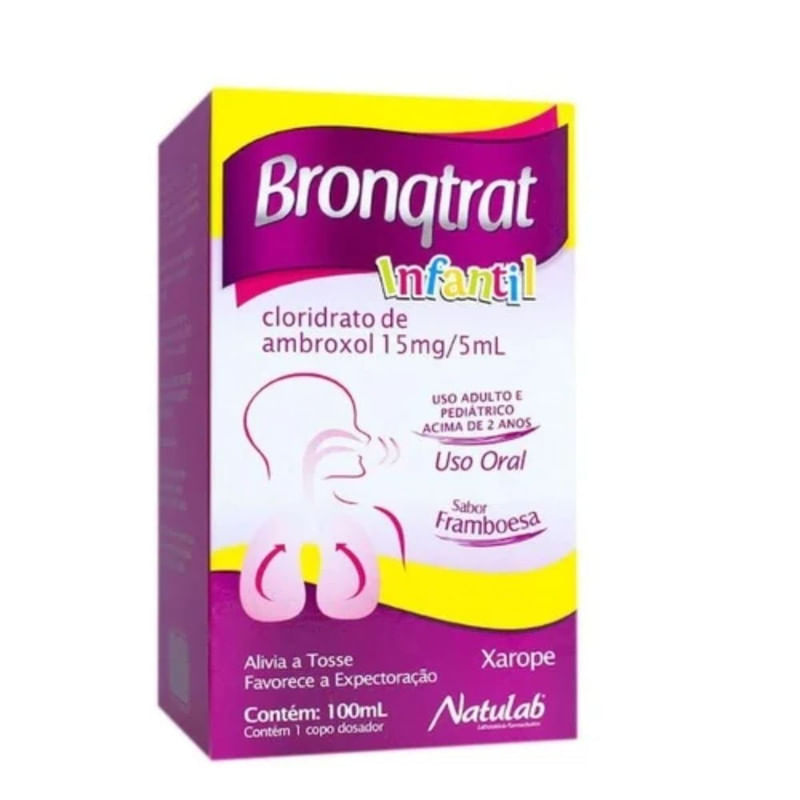 Encontraproduto.com.br - BRONQTRAT XPE INFANTIL 100ML  - NATULAB