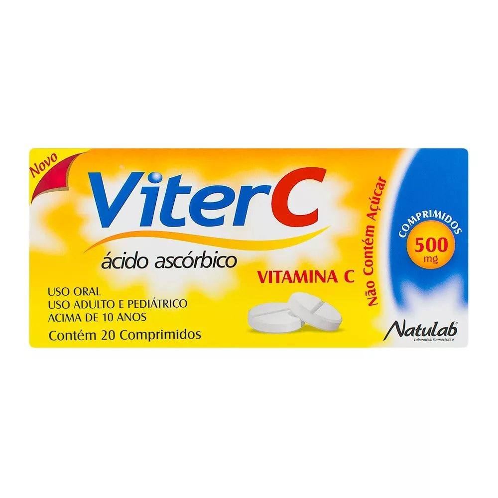 Vter C 500 mg 20 Comprimidos