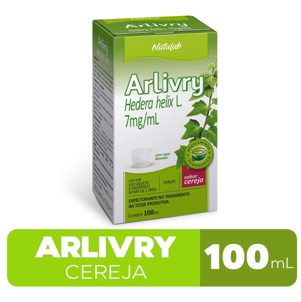 Encontraproduto.com.br - Xarope Arlivry Cereja 100ml