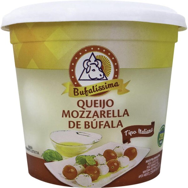 Encontraproduto.com.br - Queijo Mozzarella de Búfala Bufalíssima Pote 180g