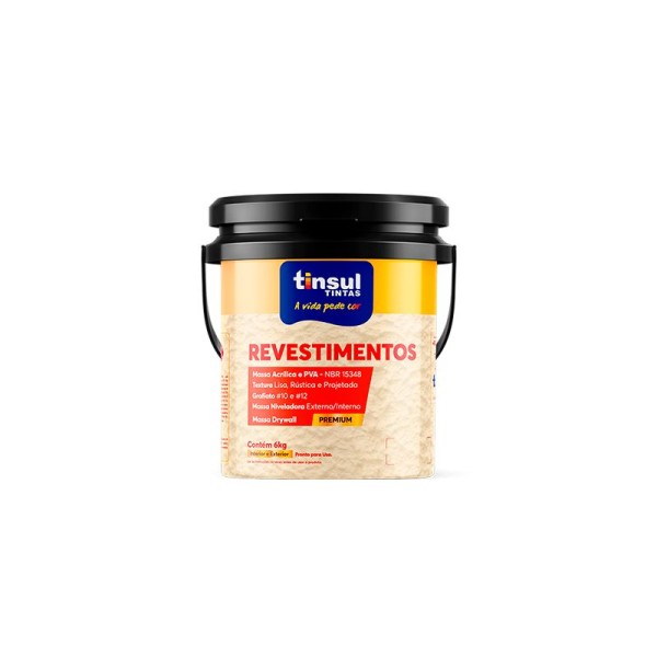 Textura Acrílica Lisa Tinsul - 6kg