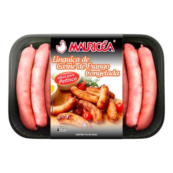 Encontraproduto.com.br - Linguiça de Frango Congelada Mauricea 600 g