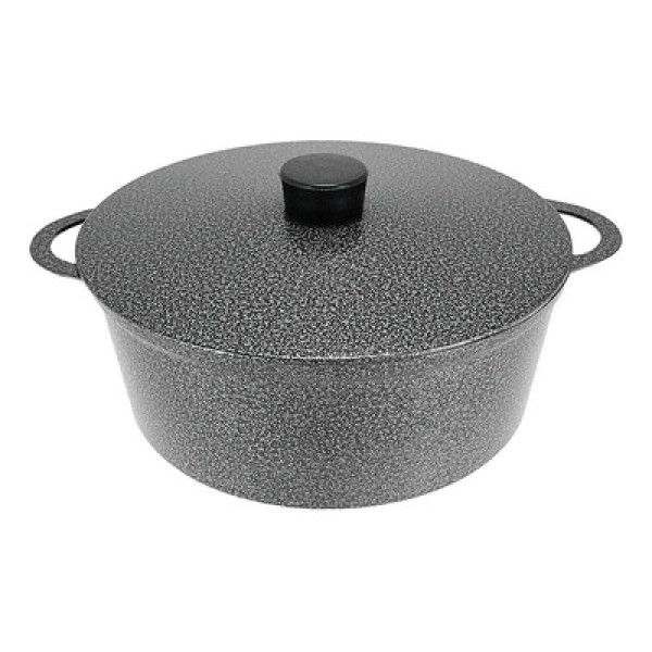 Caçarola Fundida Craqueada Elitec 20cm, 2,1 Litros, Alumínio - 602