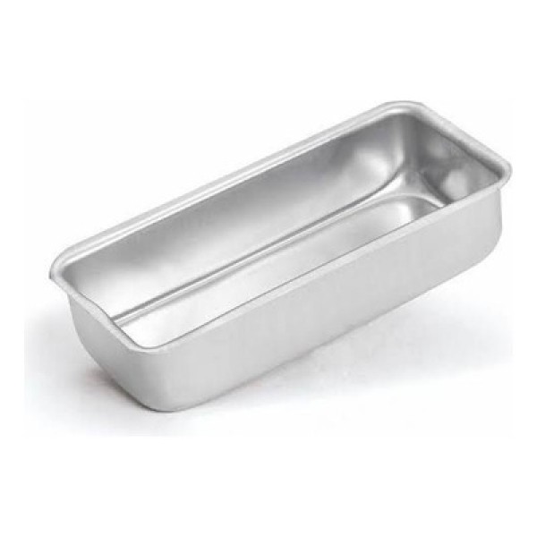 Forma Retangular para Pão Elitec 24cm x 10,50cm, Alumínio - 760
