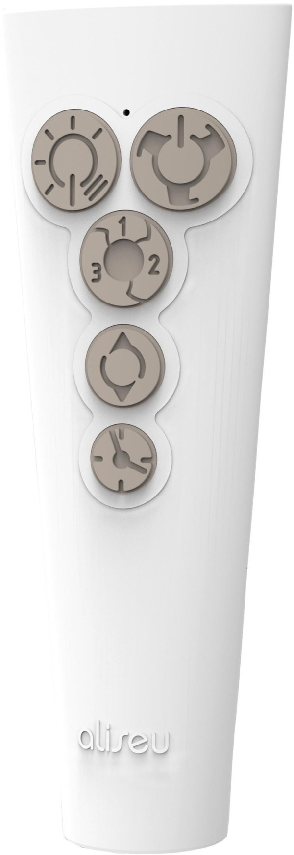 Encontraproduto.com.br - Ventilador De Teto Aliseu Alisclean Com Controle Remoto 130W Branco 110V